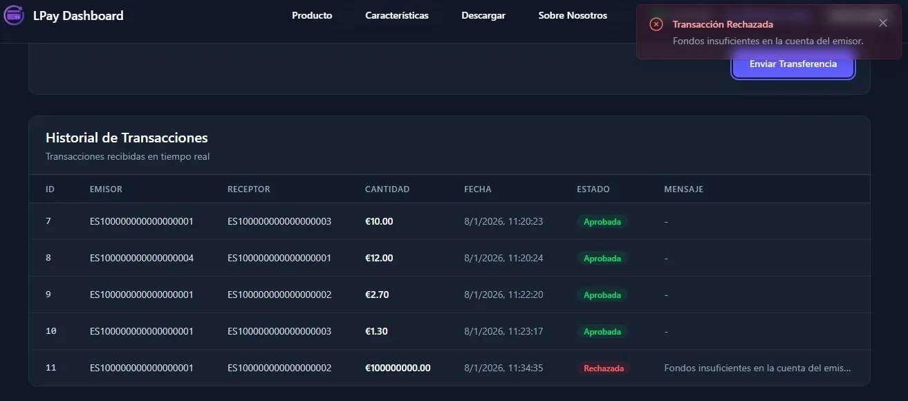 LPay - Live Payment Flow System - 3