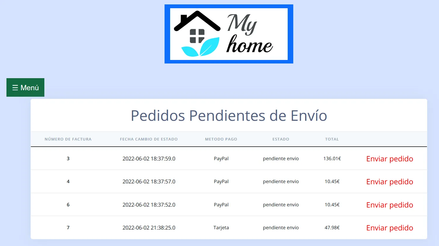 My Home - E-commerce Platform - 2